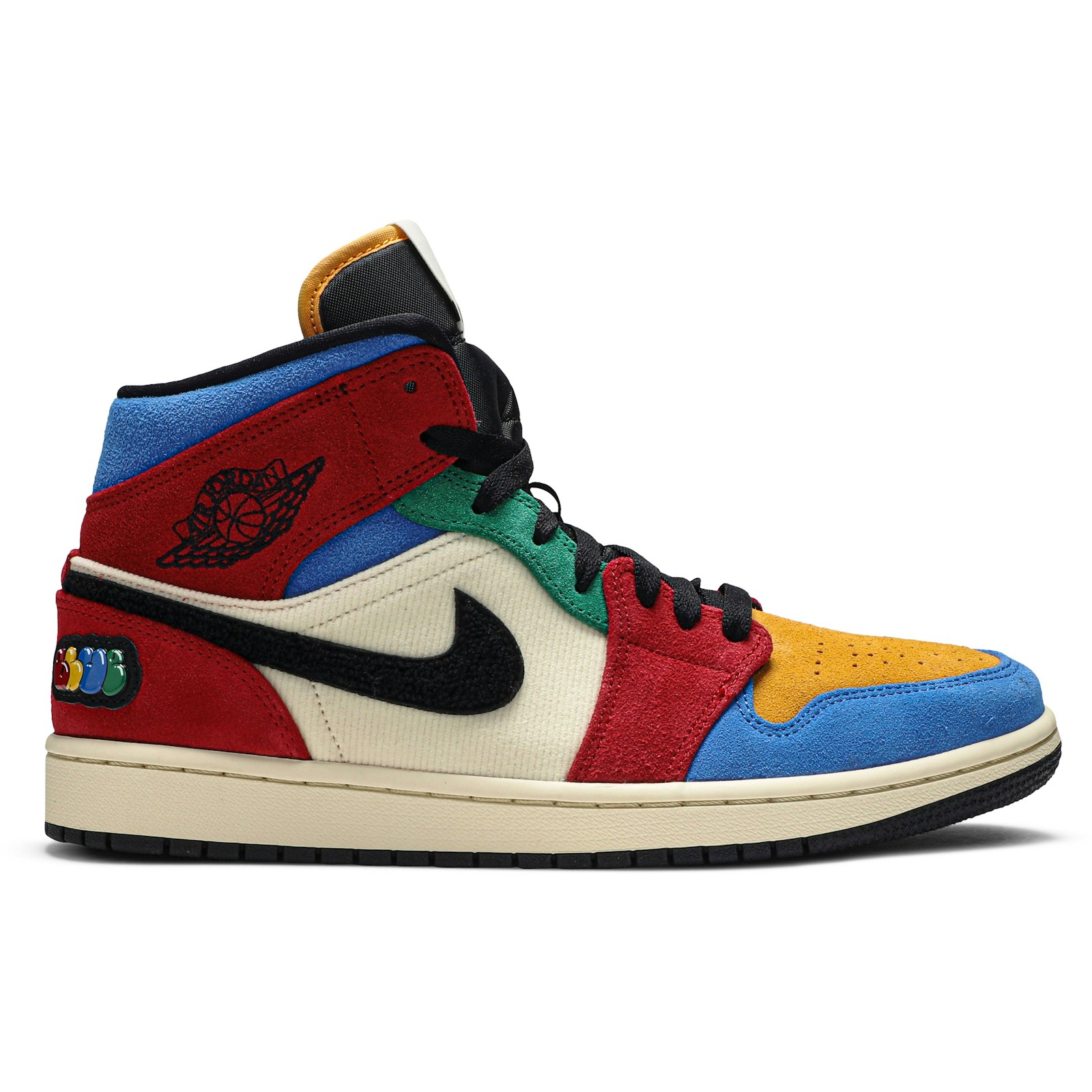 Blue The Great x Air Jordan 1 Mid 'Fearless' [also worn by MC Hotdog] CU2805-100 Trjesse store