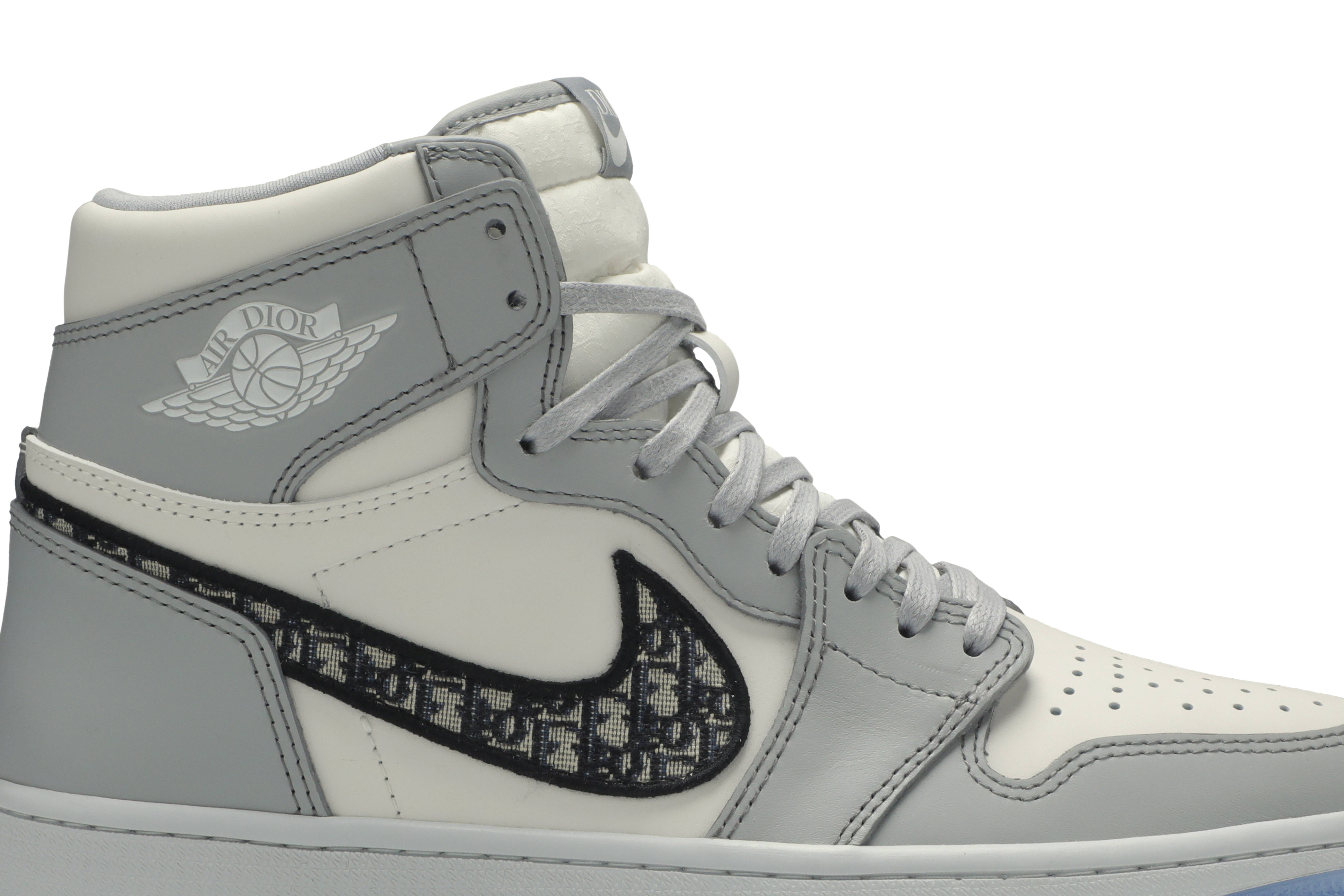 Dior x Air Jordan 1 High ‘Wolf Grey’ CN8607-002