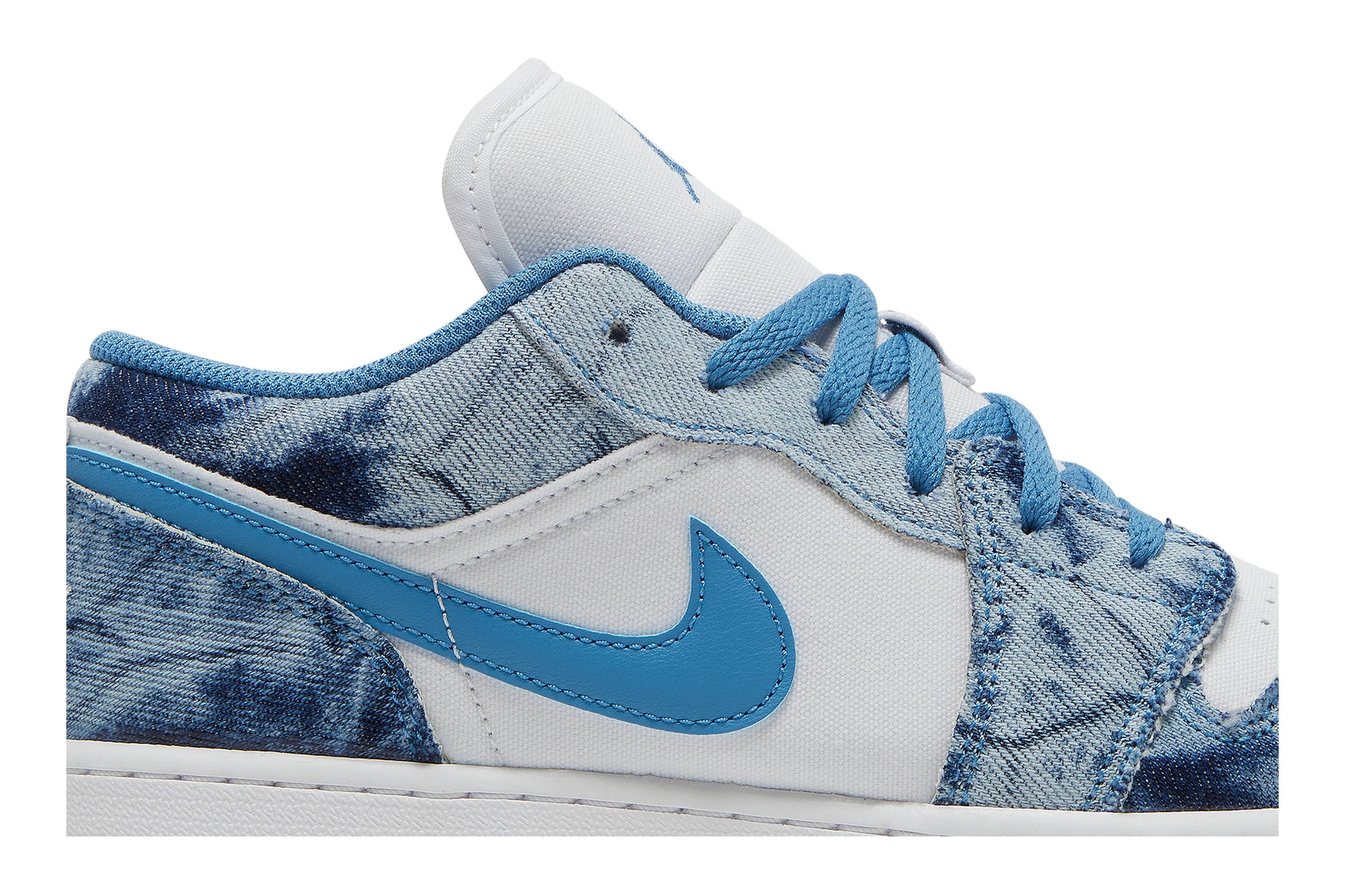 (Grade School) Air Jordan 1 Low ‘Washed Denim’ DM8947-100