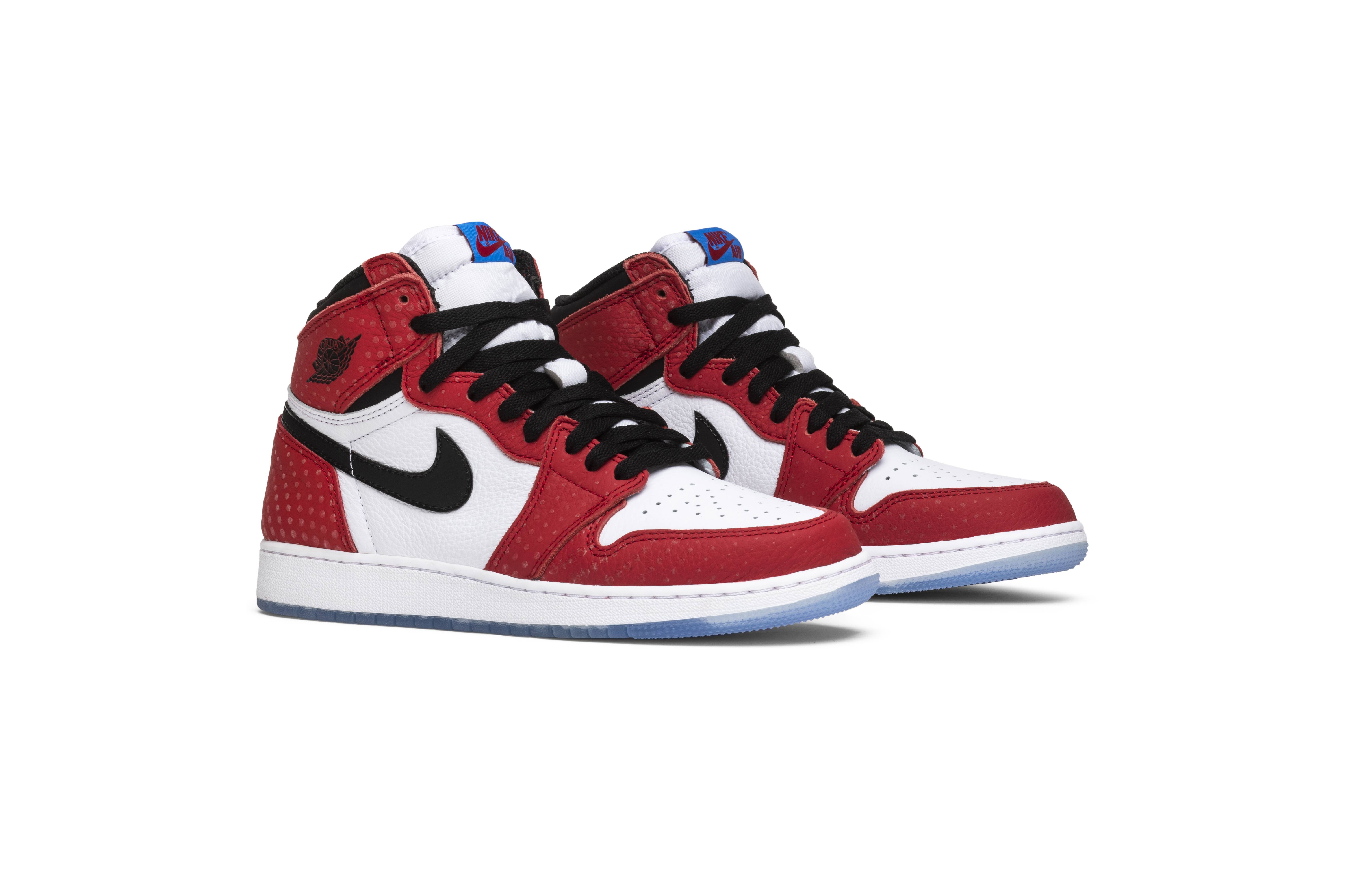 (Grade School) Air Jordan 1 Retro High ‘Spider-Man Origin Story’ 575441-602