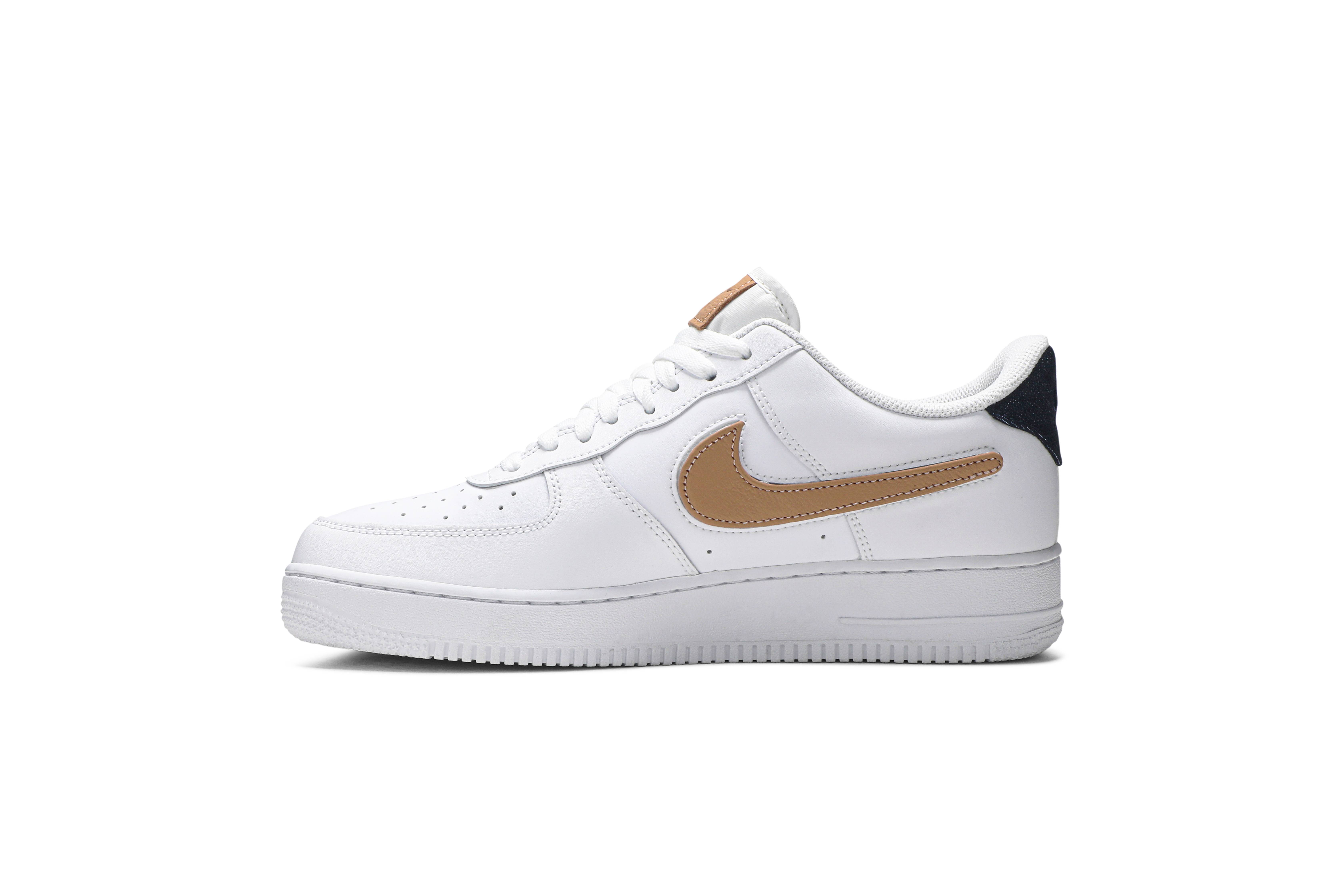 Nike Air Force 1 Low ’07 LV8 ‘Removable Swoosh – White Vachetta Tan’ CT2253-100