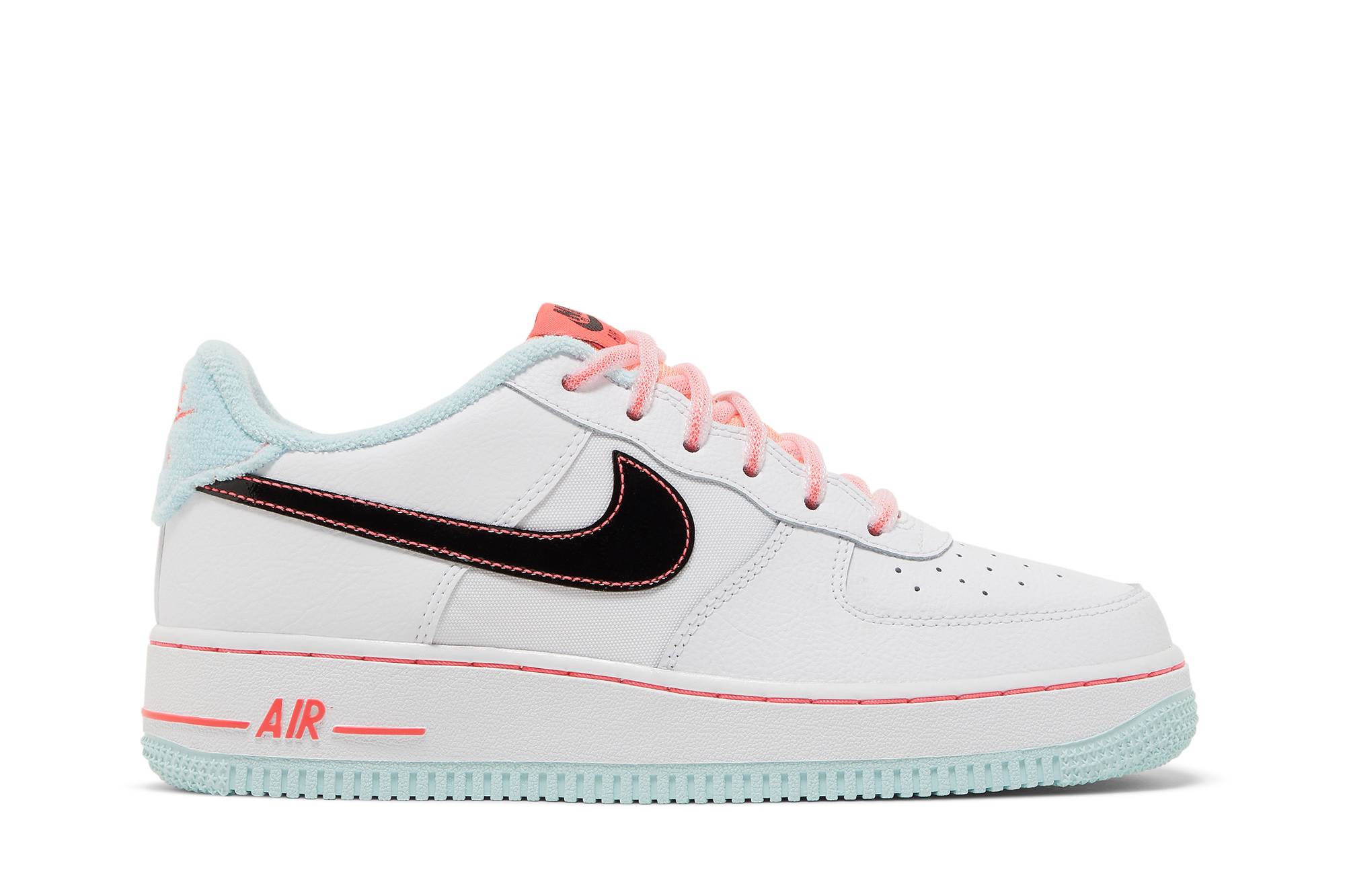 (Y) Nike Air Force 1 07 LV8 GS White Atomic Pink DD7709-100 Trjesse store
